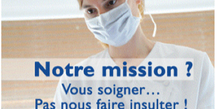 Stop aux violences contre les professionnels de santé !