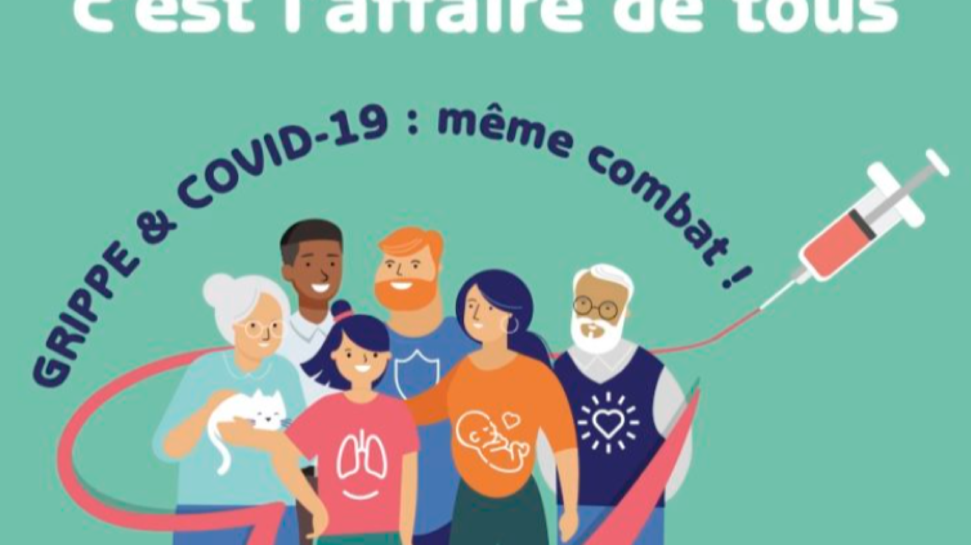 Vaccination grippe saisonnière et COVID-19 !